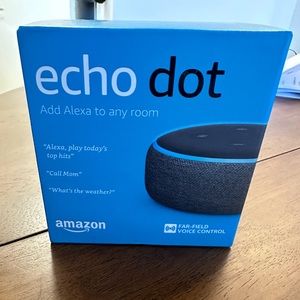 NWT- Amazon Echo Dot, 3rd Generation